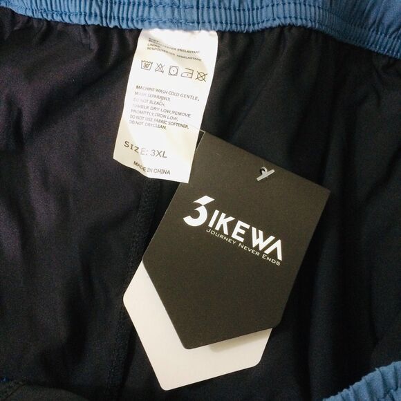 NEW Bikewa 2 in 1 Padded Cycling Shorts Blue Size 3XL Mountain Bike NWT - Picture 7 of 7